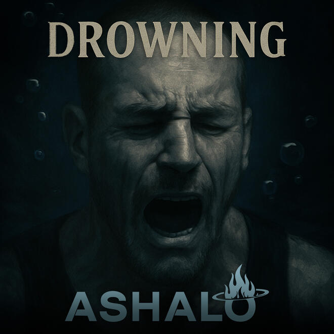 Ashalo Drowning album song art